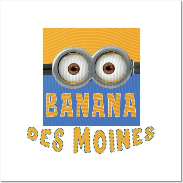 DESPICABLE MINION AMERICA DES MOINES Wall Art by LuckYA